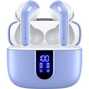 Bluetooth Headphone Wireless Earbud Airpods Pro 2 Charging Case Waterproof PURPL